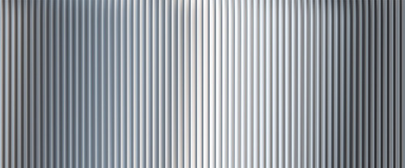 Vector Gray Blurred Glass Gradient background. Vertical Ribbed glass texture. Abstract bg.