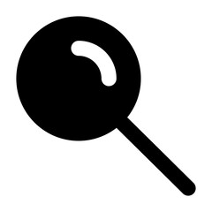 Clean solid vector icon search for user interface design. Ideal for web dashboards, mobile apps, UI kits, and prototypes. Scalable SVG format for easy integration in digital projects.