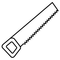 Sharp-Toothed Wood Saw Blade for Manual Cutting Tasks

