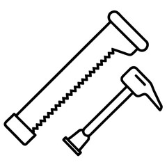 Flat Head Screwdriver for Manual Repair and Assembly Work