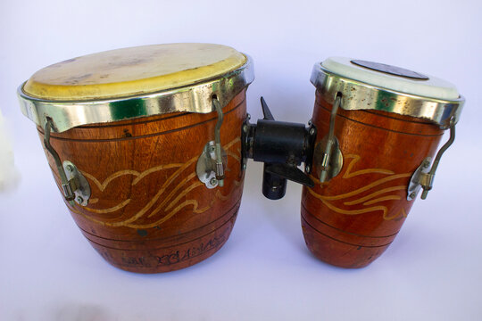kendang , ketipung isolated on white background. Kendhang javanese Kendhang, TausugBajau Maranao Gandang ketipung is a two-headed drum used from indonesia and malay. usually for dangdut music
