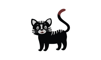 Vector Cartoon Cat Design Fully Editable High Quality