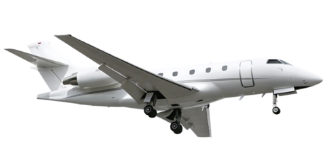 plane transportation aircraft airliner isolated on white background PNG ,ai generated