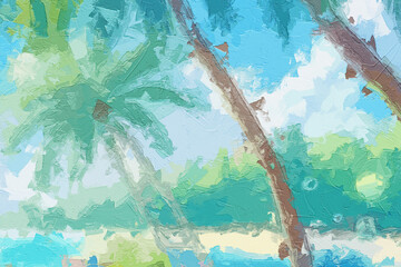 Various oil paintings, flowers, rabbits, chrysanthemums, sun scenery, roses, peonies, butterflies, tulips, parks