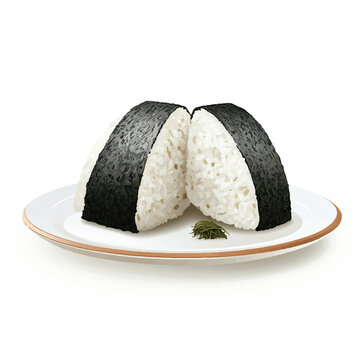 an onigir rice ball