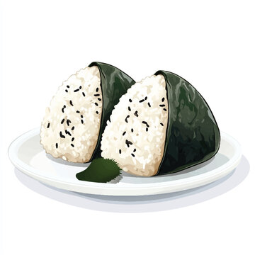 an onigir rice ball