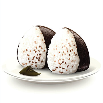 an onigir rice ball