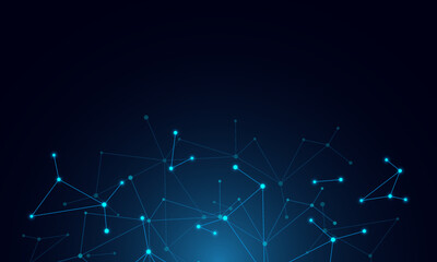 Molecular structure and genetic engineering, molecules DNA, neural network, scientific research. Abstract background for innovation technology, science, healthcare, and medicine