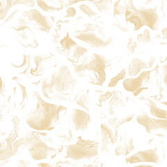 Abstract organic shape autumnal seamless pattern. Season flowing dots and blot drawn wallpaper. Seasonal Nature background.