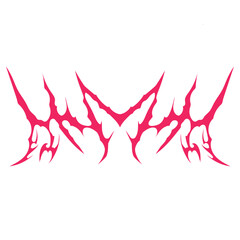 Y2k Necro Symetrical Neotribal