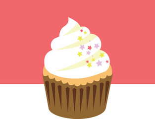 カップケーキのイラスト
