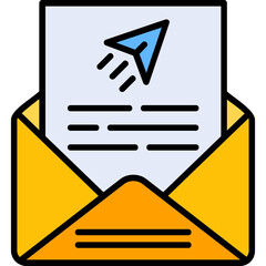 Send Mail Vector Icon Design