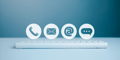 Communications send messages through e-mail messages in computer systems and online internet...