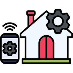Home Automation Vector Icon Design