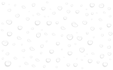 Realistic water drops. PNG drops, condensation on the window, transparent water drop. Abstract water drops, bubbles on transparent background, digital liquid design, Stock royalty free.	