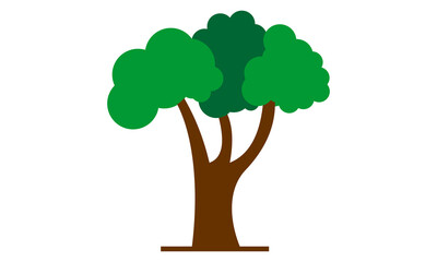 tree vector logo design