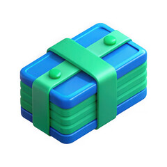 Hand holding purple marker on transparent background