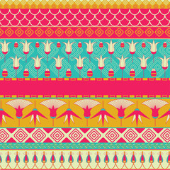 set of seamless patterns with ribbons
