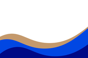 Abstract background with flowing blue and beige waves on black, modern design, graphic element, digital art, website template, presentation backdrop, corporate identity, minimalist style,