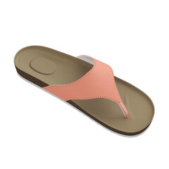 WOMEN'S FLAT HEEL SANDAL high quality 3d realistic rendering