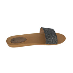 WOMEN'S FLAT HEEL SANDAL high quality 3d realistic rendering
