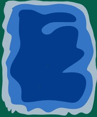 Hand Drawing Illustration Abstract Shape Retro Background Vintage