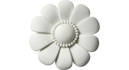 Isolated White Flower Decoration