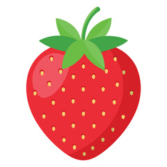 Obraz premium Strawberry with tiny seeds