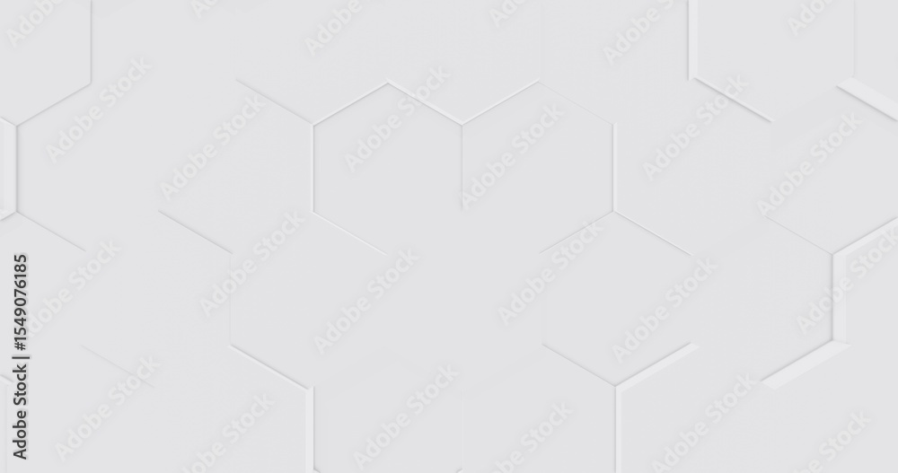 Poster abstract background hexagon pattern of design 3d render