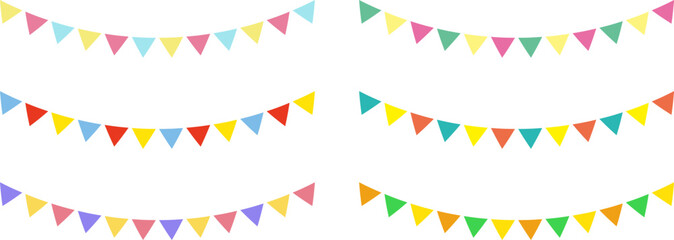 シンプルポップなガーランドセット © hamo