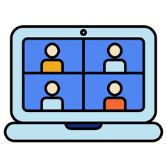 Virtual Meeting icon