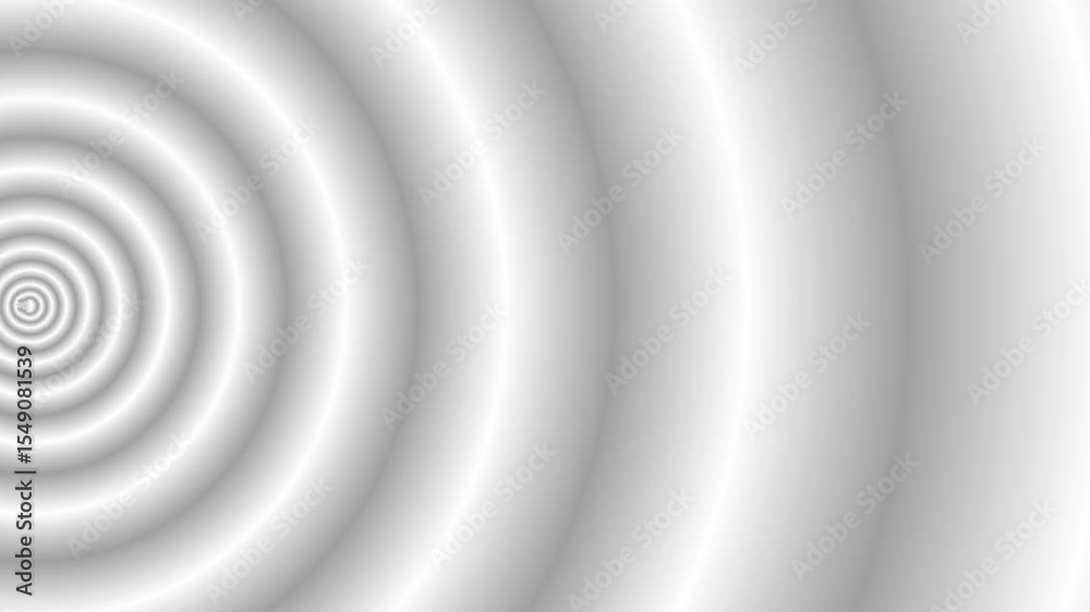 Aufkleber white and grey wave dynamic pattern motion, seamless lines animation with fabric texture design back