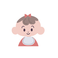 色々な赤ちゃんのアイコンA【女の子】