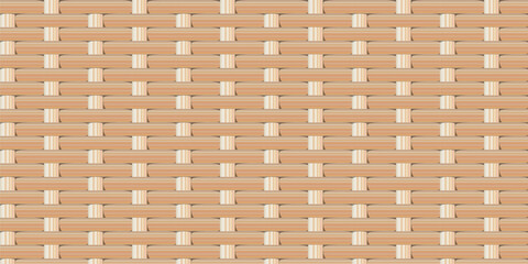 Seamless rattan weave pattern in soft brown tones, ideal for background textures, furniture design, packaging, and traditional or eco-style themes.