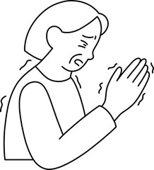 파킨슨병 여 흑백