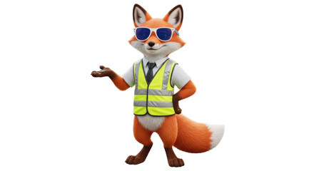Isolated Cartoon Fox