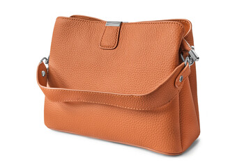 Leather purse isolated