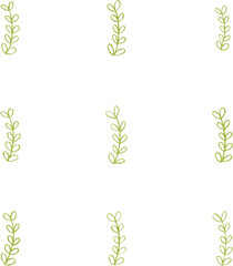 色鉛筆で描いた植物