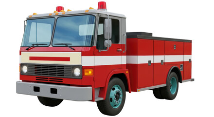 Isolated Firetruck car