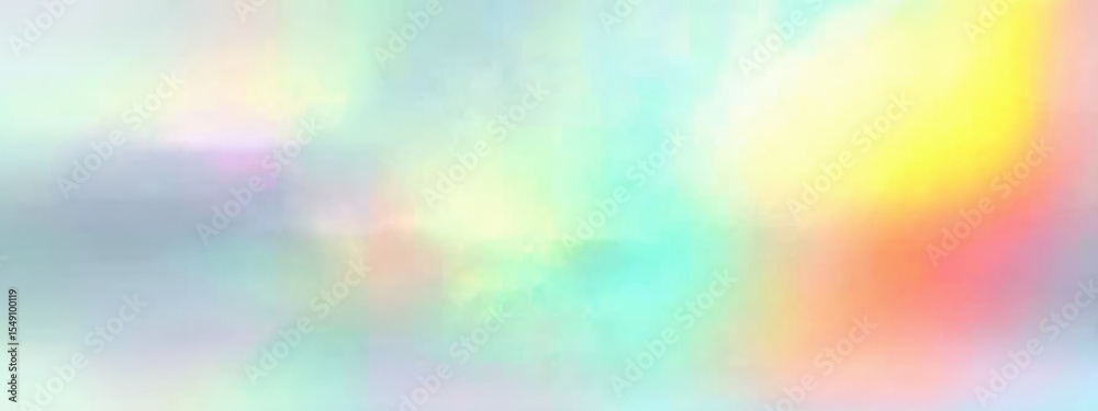 Poster Abstract colorful background with soft blend of pastel hues and smooth textures