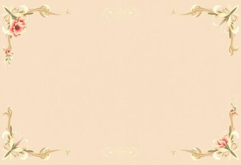Fototapeta premium Elegant vintage floral corners, dividers, swirls & calligraphy Perfect for invitations & design projects, pattern, leaves