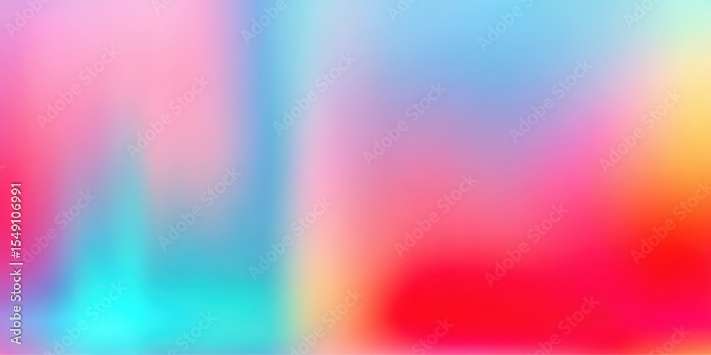 Poster Colorful Abstract Blur Background with Soft Gradient Effect and Vibrant Hues