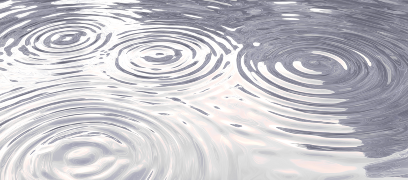 Abstract blue transparent water surface texture natural ripple background. clear water wave texture on transparent background Sunlight effect on surface of defocus blurred water. summer or spa concept