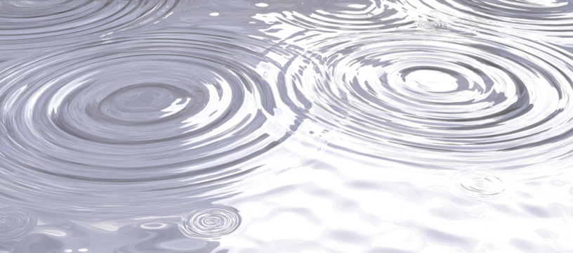 Abstract blue transparent water surface texture natural ripple background. clear water wave texture on transparent background Sunlight effect on surface of defocus blurred water. summer or spa concept