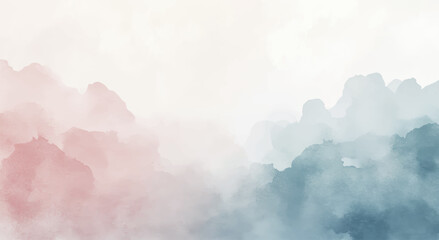 Abstract watercolor art background template. pink and blue watercolor backdrop empty space for text, banner, presentation or product display graphic design