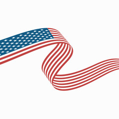 American Flag Vector