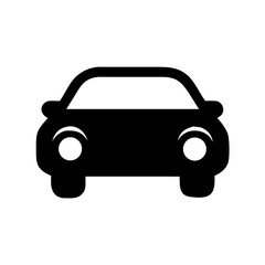 Obraz premium Automobile Clipart Silhouette – Minimal Black Transport Vector Illustration