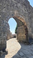 Obraz premium Charming Stone Streets of Sortelha, One of the Oldest and Most Beautiful Villages in Portugal