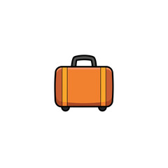 Luggage Bag Vector Art for Travel Branding Tourism Concepts and Trip Advertisements