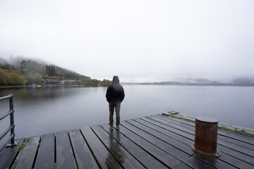 Vista Panoramica del Loch Lomond, Scozia